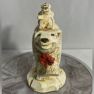 David Frykman DF1046 Polar Bear & Cubs Figurine 1995 Christmas  READ Details